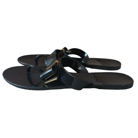 Michael Kors Jelly Bow Slide Sandals Size 7.5-8 - Picture 3 of 13